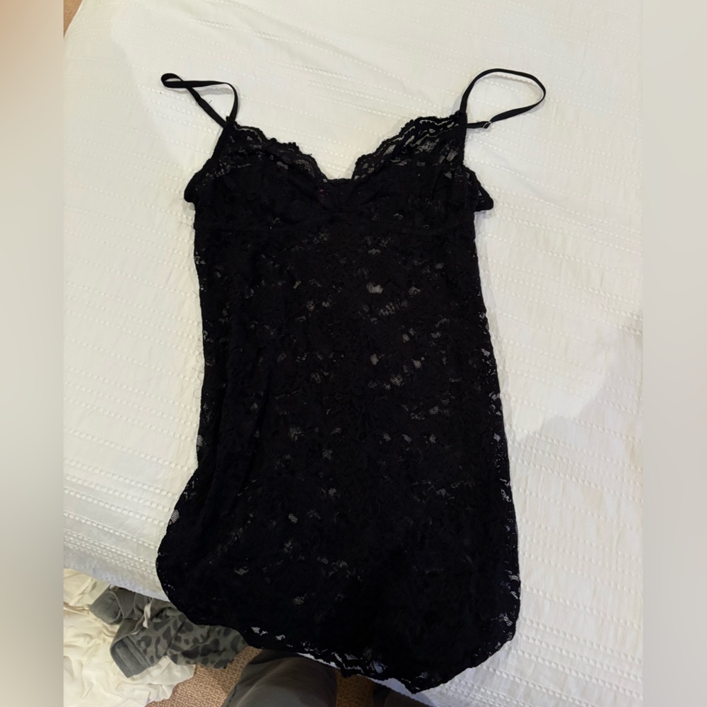 Edikted Black Lace Slip